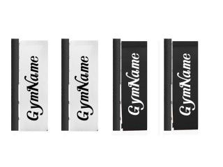 Customise Boxing Ring Turnbuckle Corner Wraps (Set of 4) : White/Black